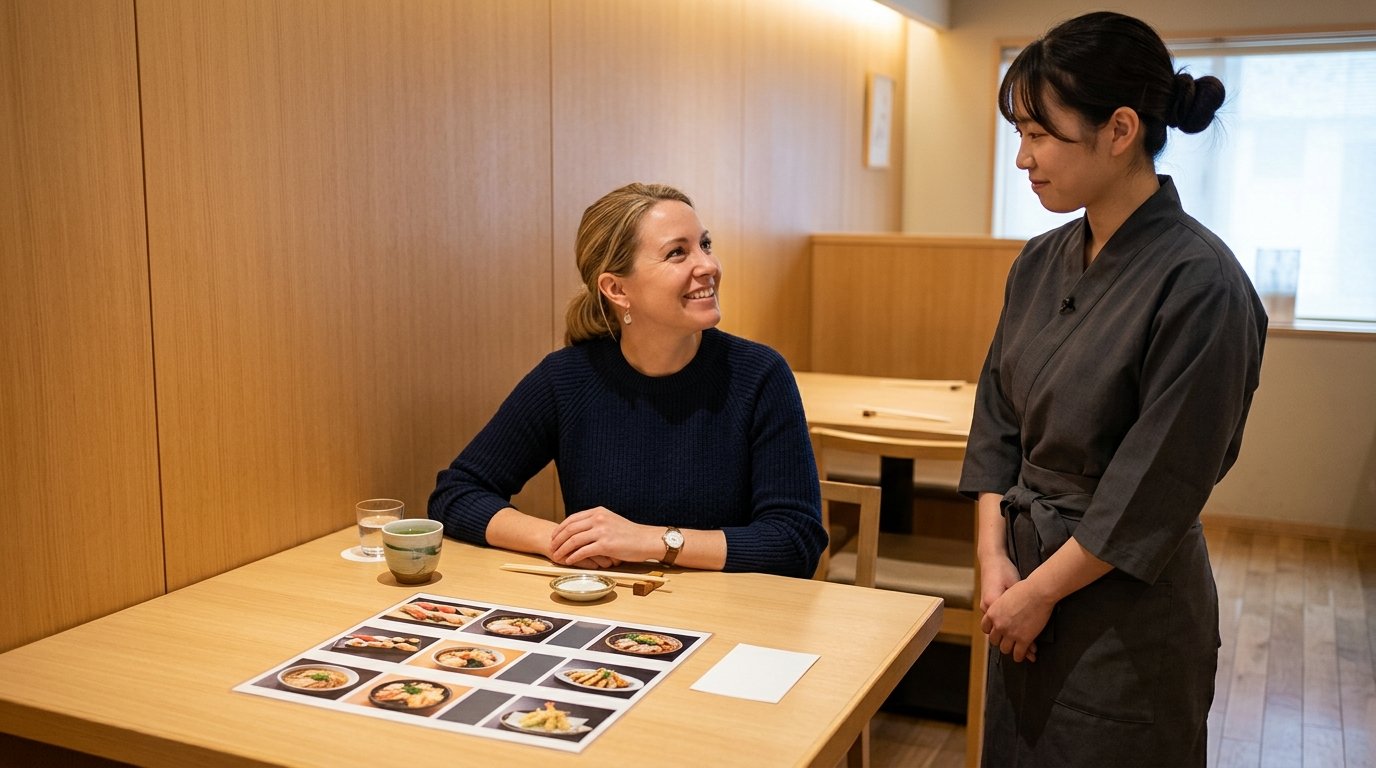 Eating Out in Japan: Restaurant Ordering, Food Allergies, and Dining Basics