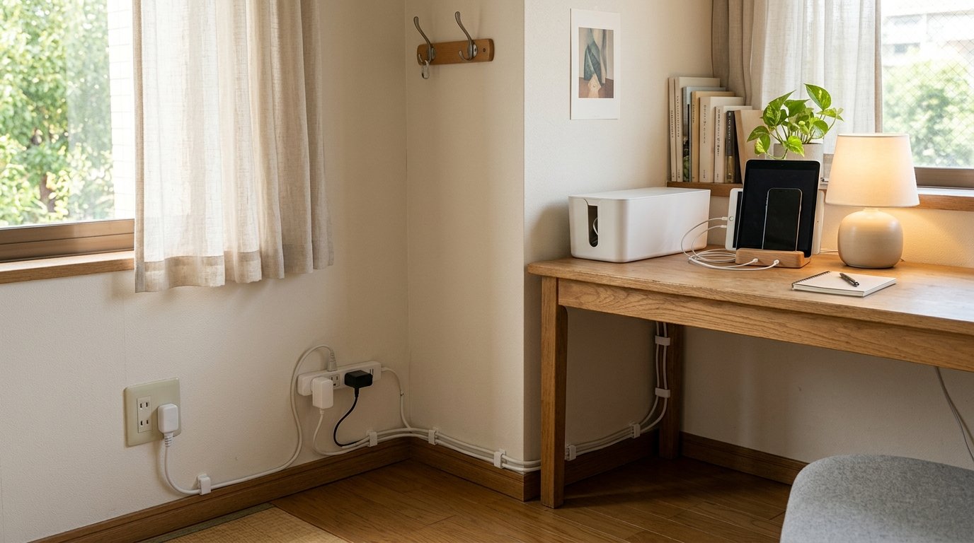 Japanese Lighting and Power Setup Guide: Everyday Outlets, Lamps, and Cable Flow