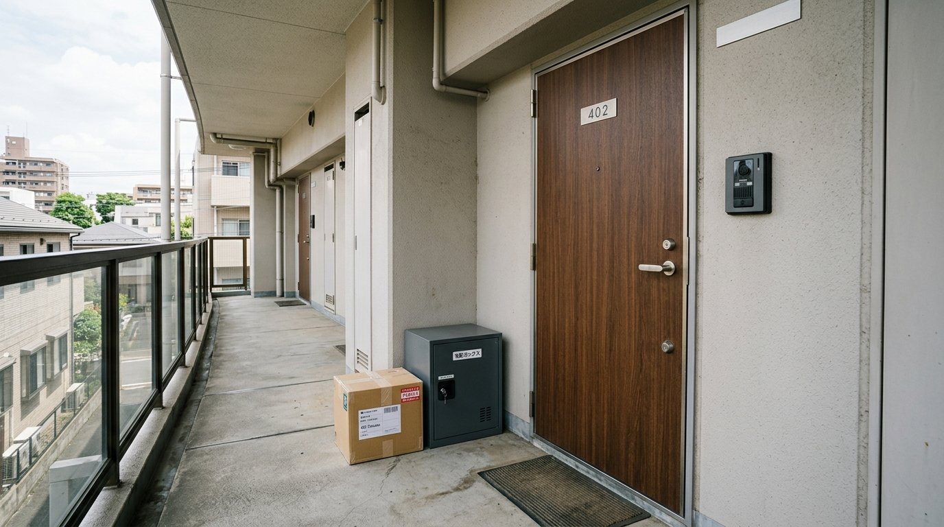 Japanese Parcel Delivery and Entry Pickup Setup Guide: Contactless Boxes and Entry Signage