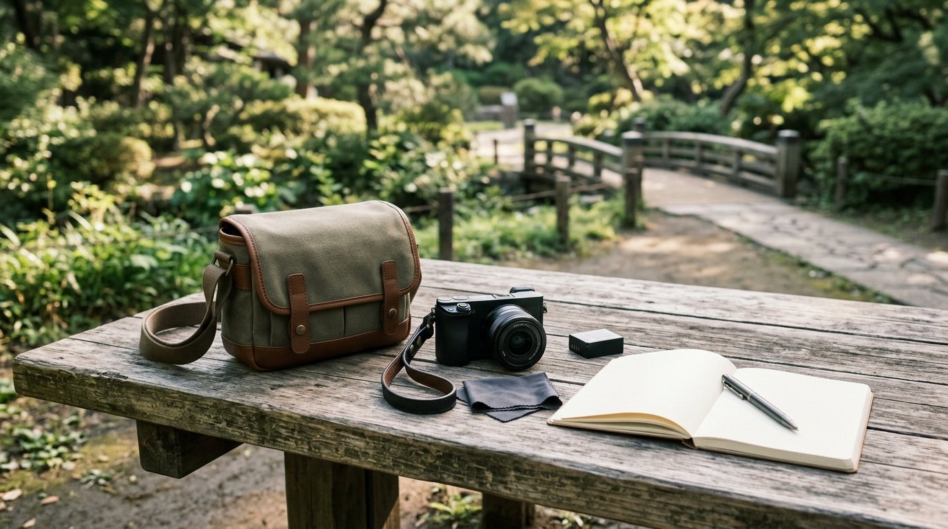 Japanese Photo Walk and Day Trip Camera Setup Guide: Shoulder Bags and Quick-Release Straps